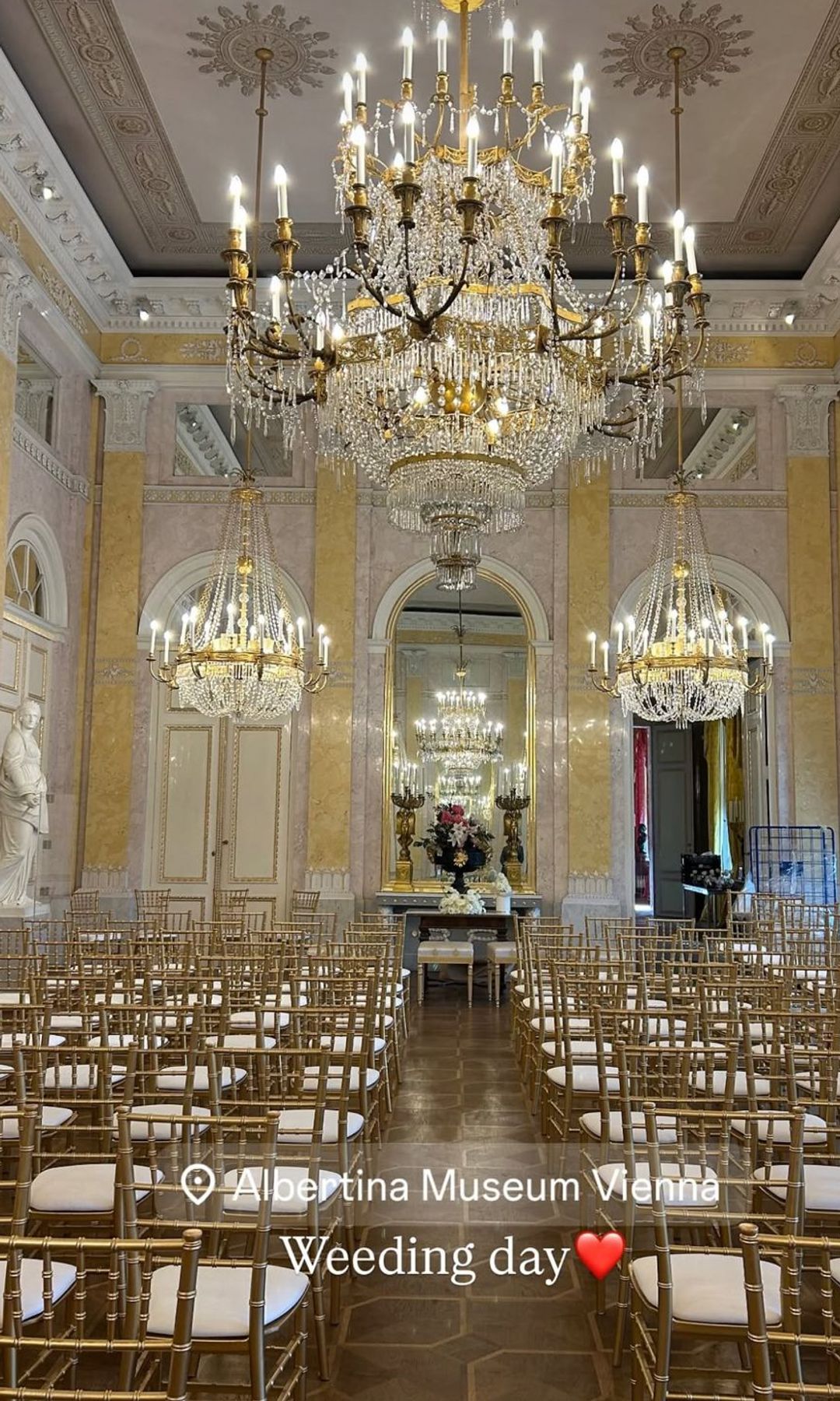 El salón donde se dieron el sí, quiero