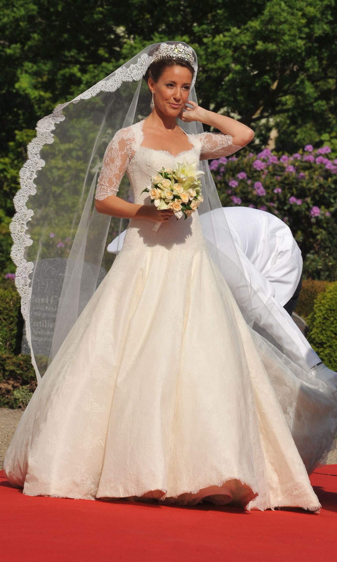 Marie de Dinamarca el día de su boda