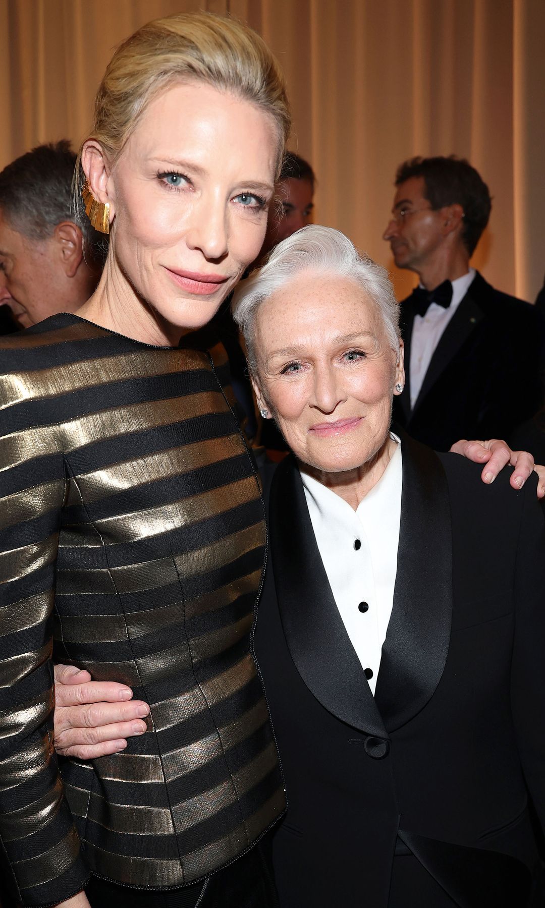 Cate Blanchett junto a Glenn Close 