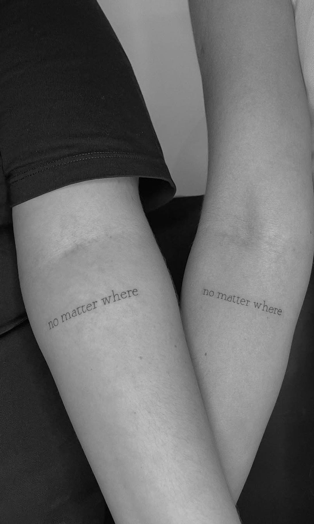Tatuaje para madre e hija de frases bonitas