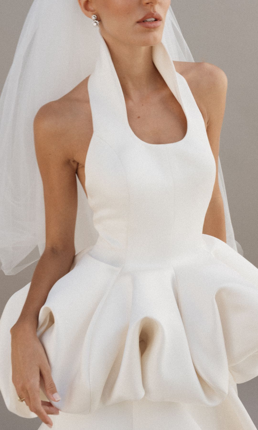 El vestido de novia de Natichu Alcántara para su boda en Málaga, un diseño de Baro Lucas