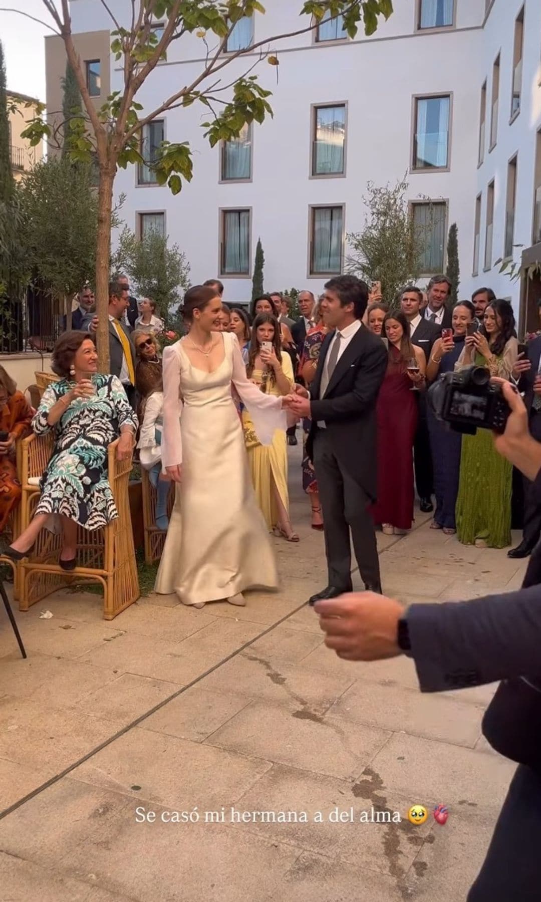 El vestido de novia de Micaela Belmont era desmontable: se desvela el segundo look que llevó en su boda con Fernando Palazuelo