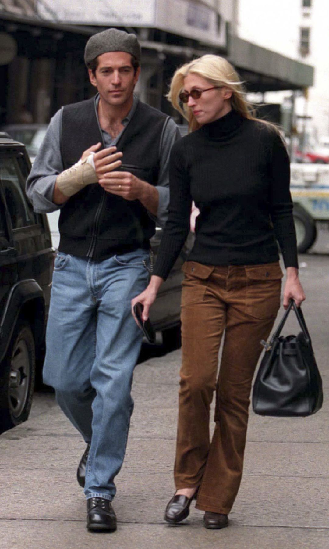 John y Carolyn Bessete paseando como de costumbre por Estados Unidos