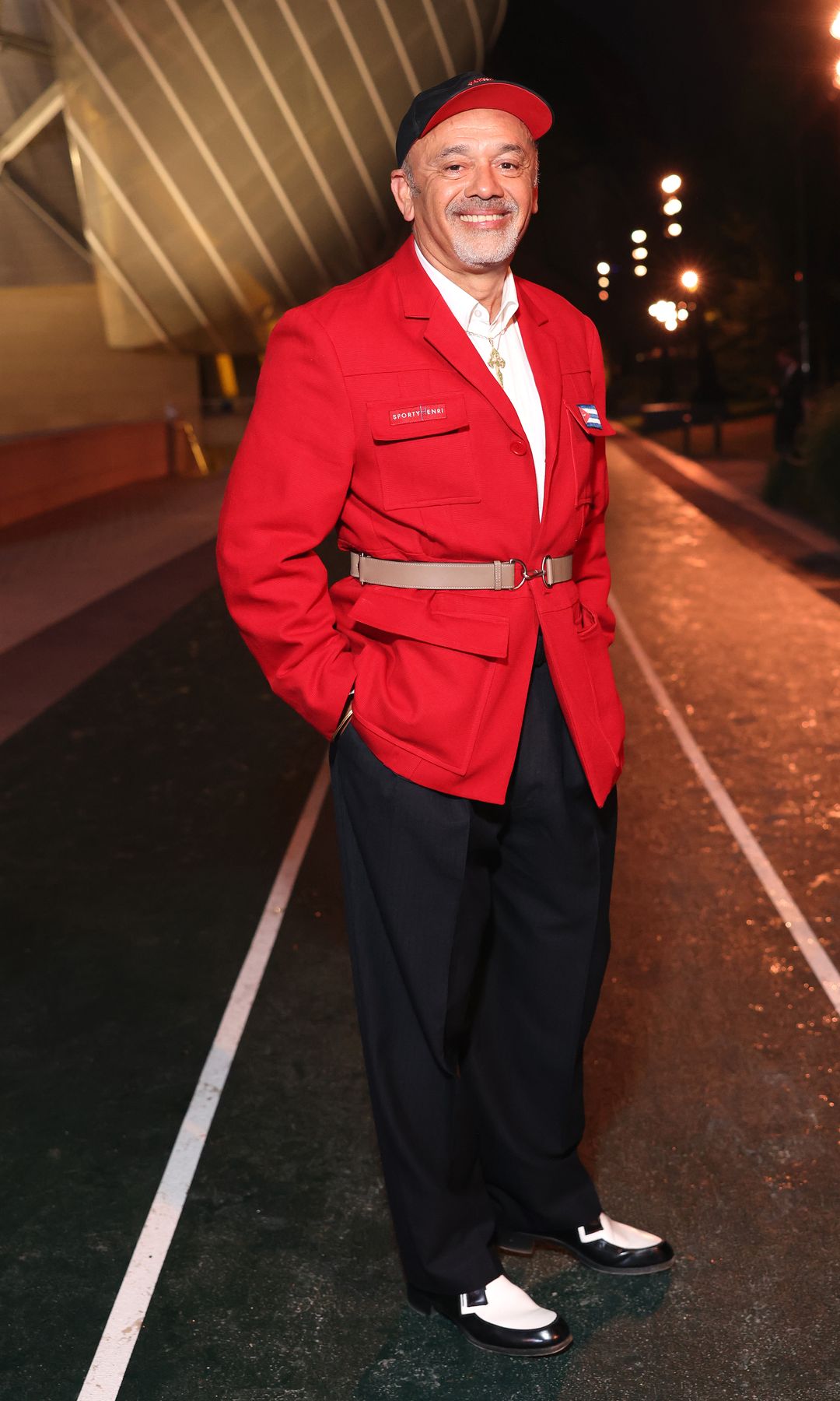 Christian Louboutin en la fiesta 'Preludio a los Juegos Olímpicos' en la Fundación Louis Vuitton de París el 25 de julio de 2024