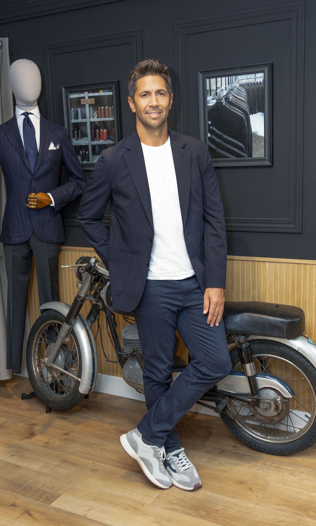 Fernando Verdasco en la tienda de Silbon