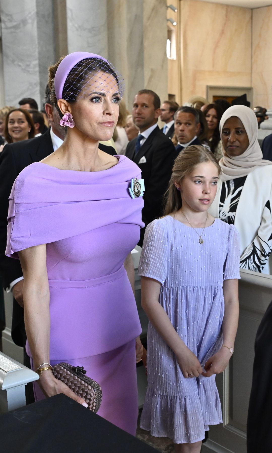 Magdalena de Suecia con sus hijos Leonore y Nicolas