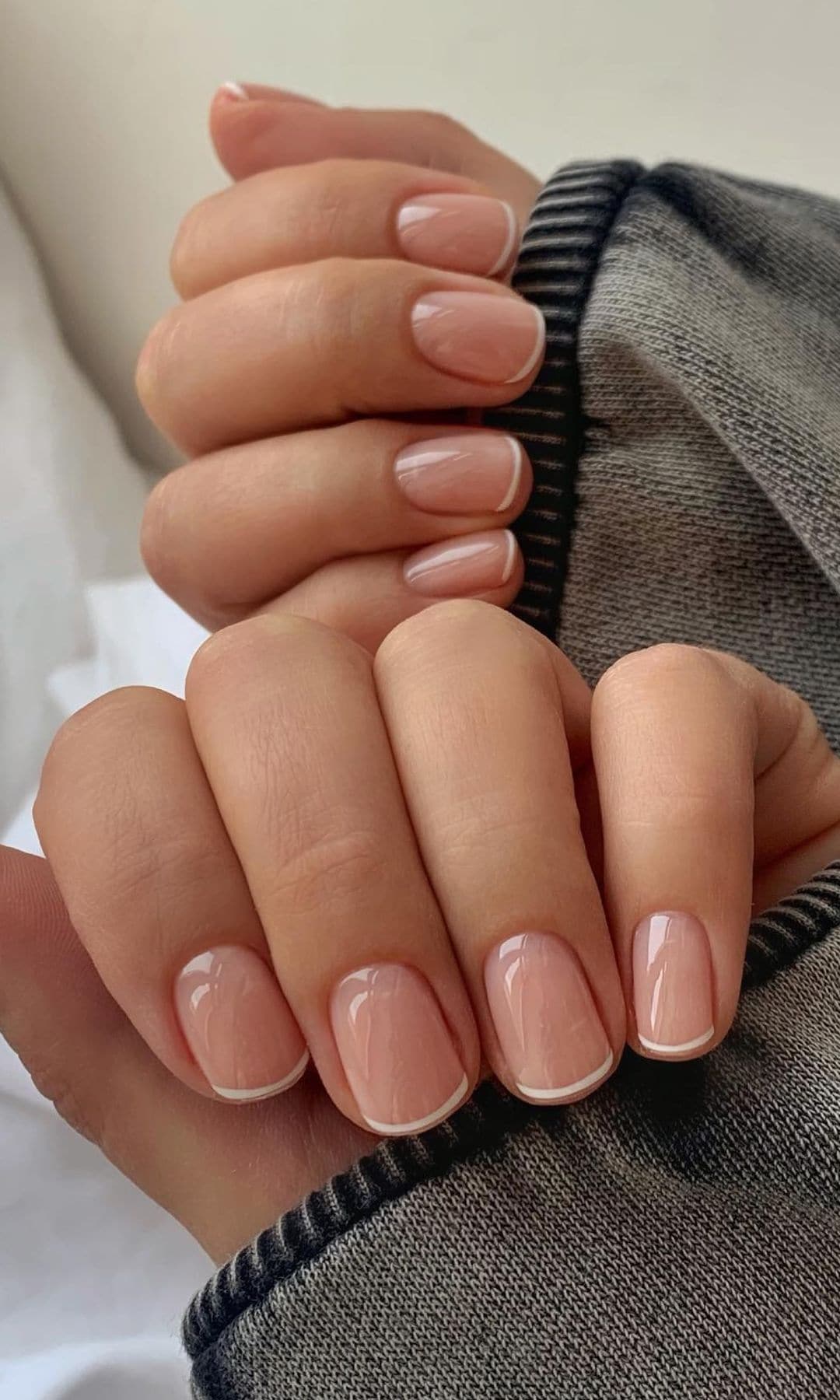 Manicura francesa mini