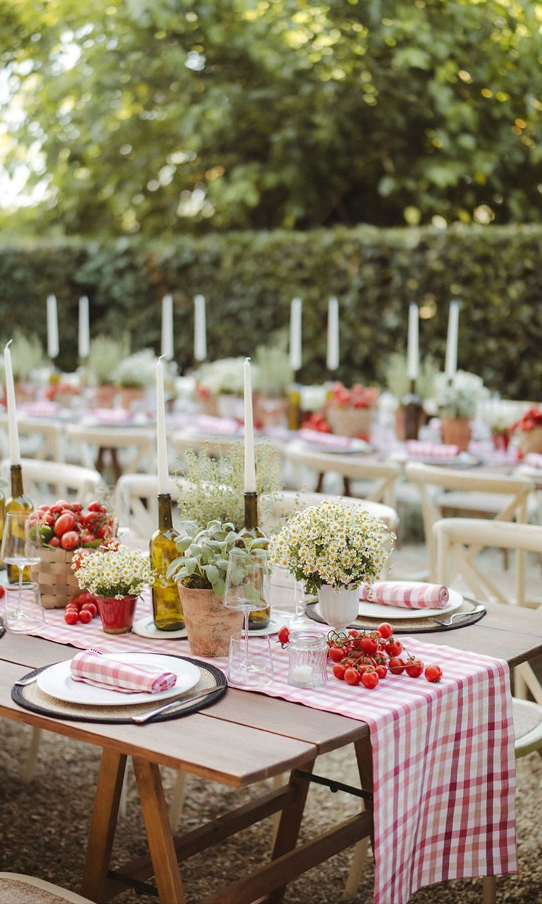 Decoración de bodas internacionales italiana tradicional
