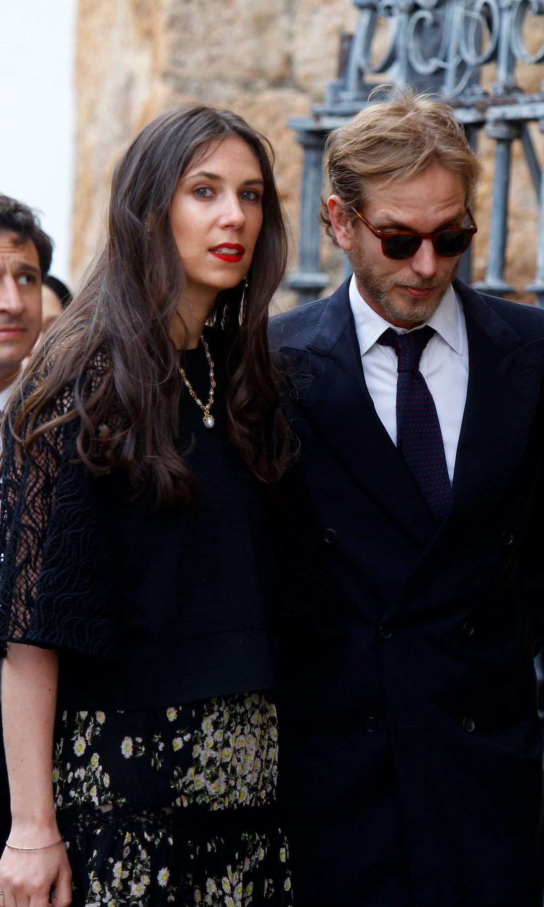 Tatiana Santo Domingo y Andrea Casiraghi asisten a la boda de Lady Charlotte