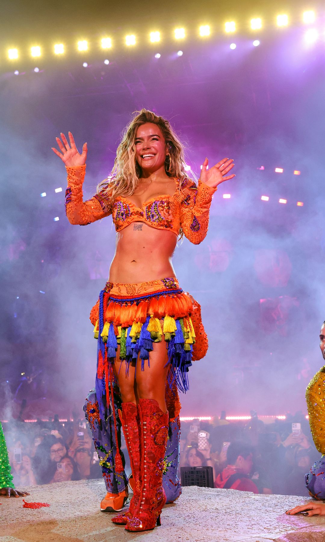 Karol G cerró con broche de oro el Coachella.