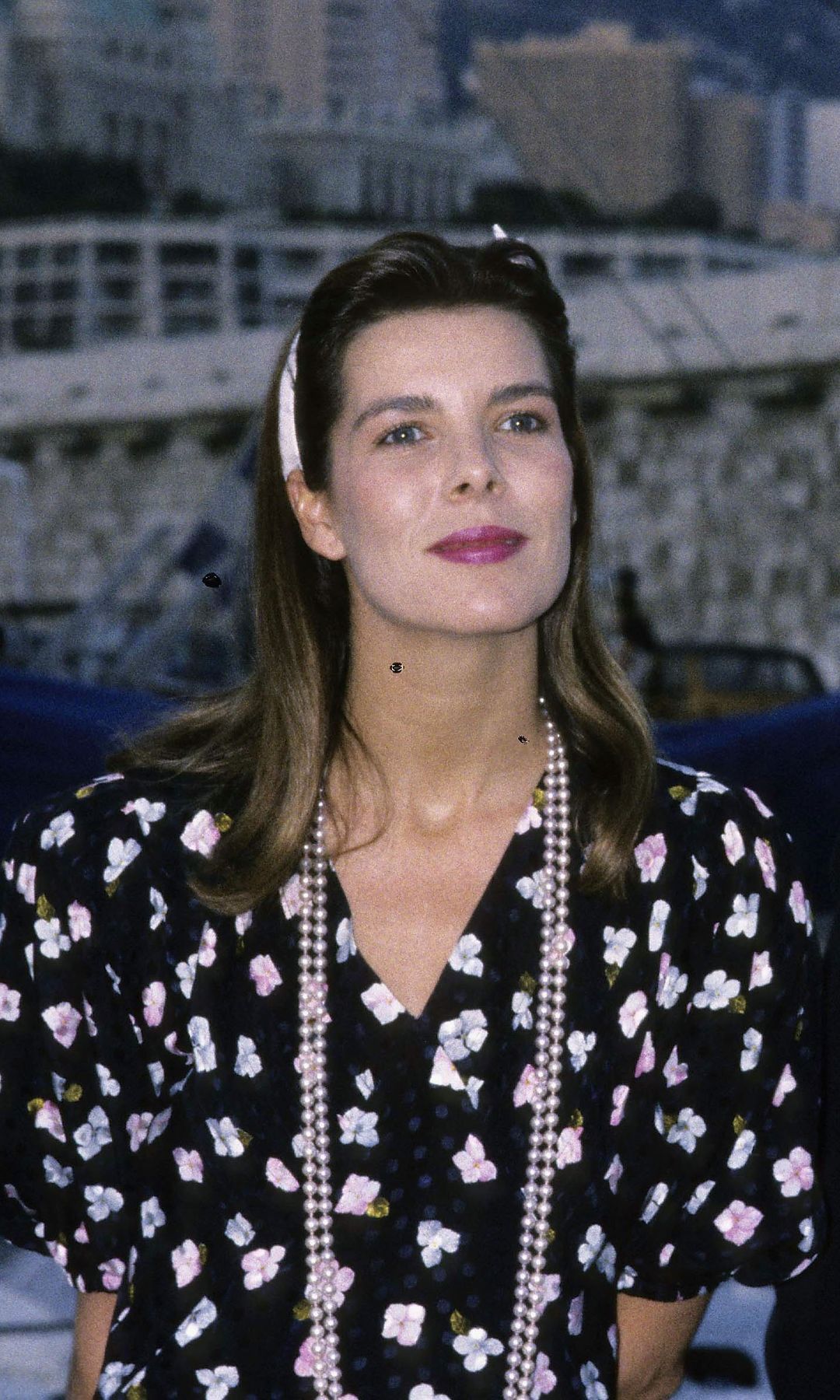 El príncipe Alberto de Mónaco junto a su hermana, la princesa Carolina, en Mónaco (1988).