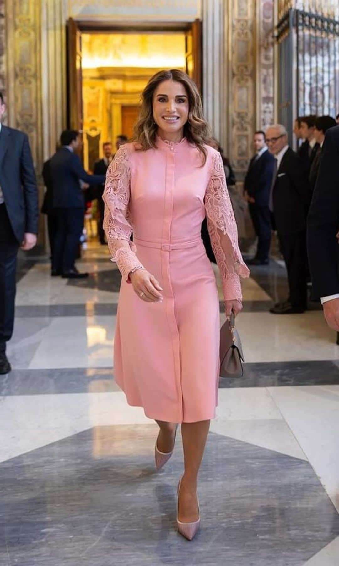 La reina Rania de Jordania en Roma, Italia