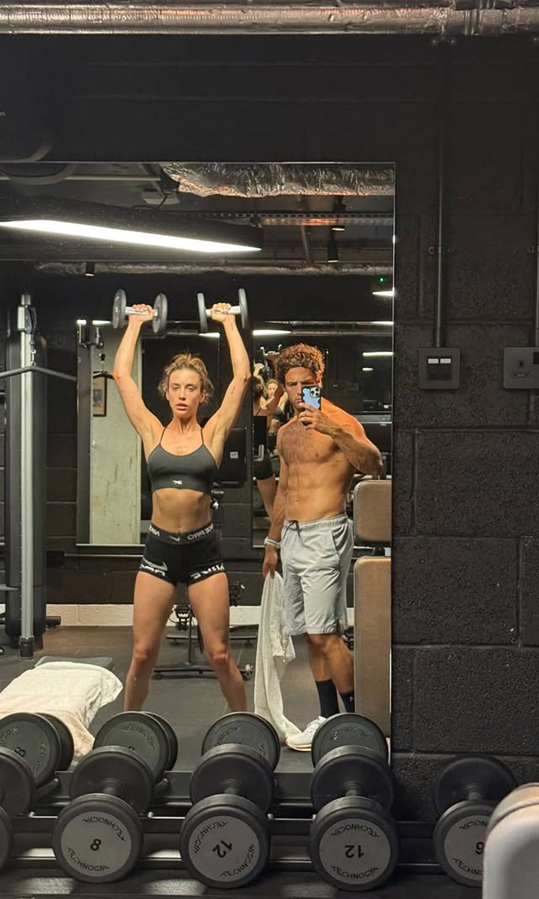 María Pedraza entrena con Jason Fernández