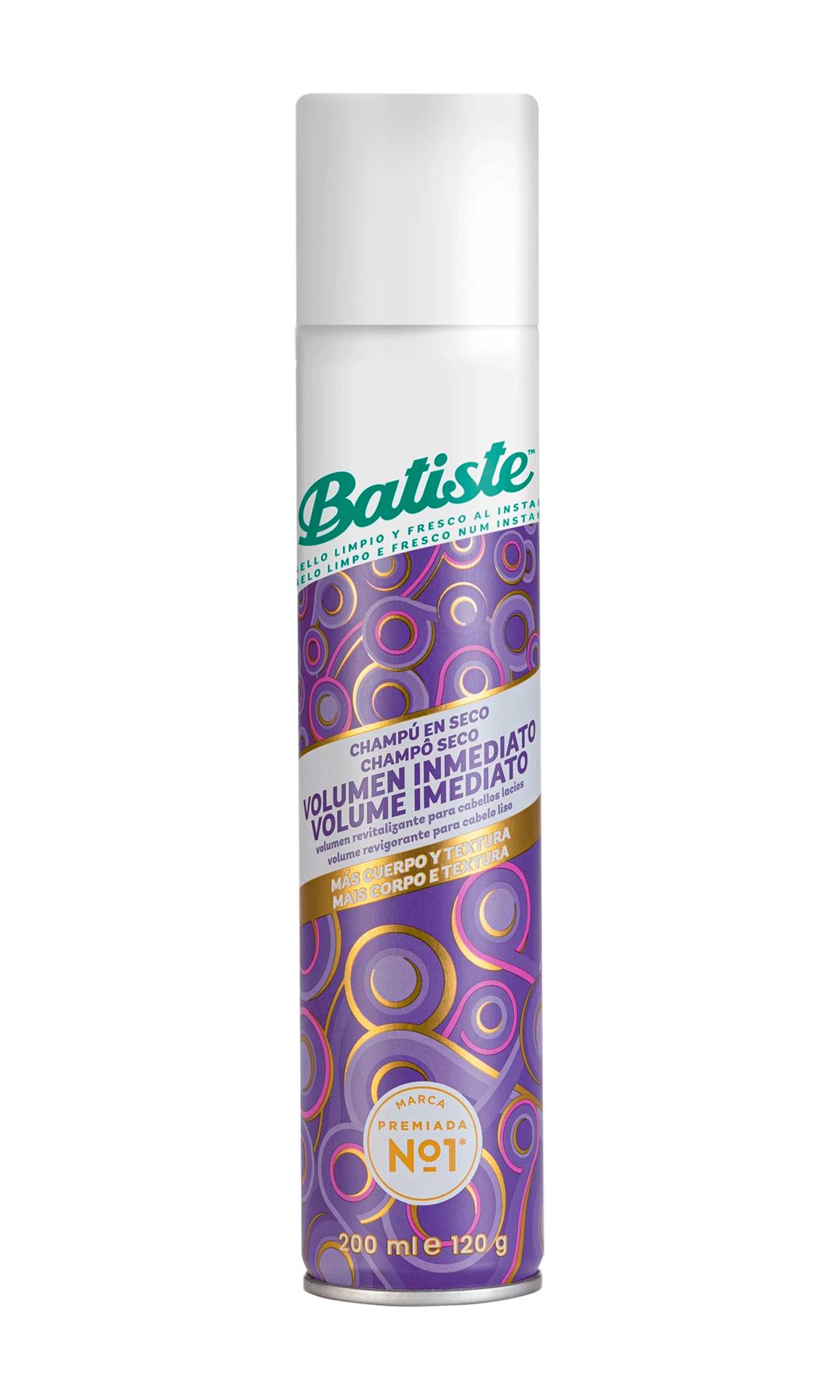 Champú en seco con efecto olumen Inmediato (4,20 euros), de Batiste (a la venta en Druni)