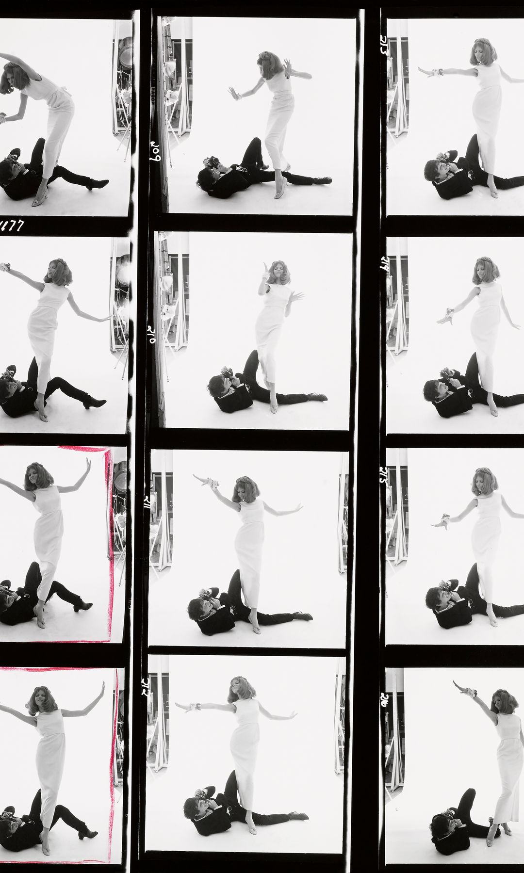 David Bailey con la modelo Veruschka