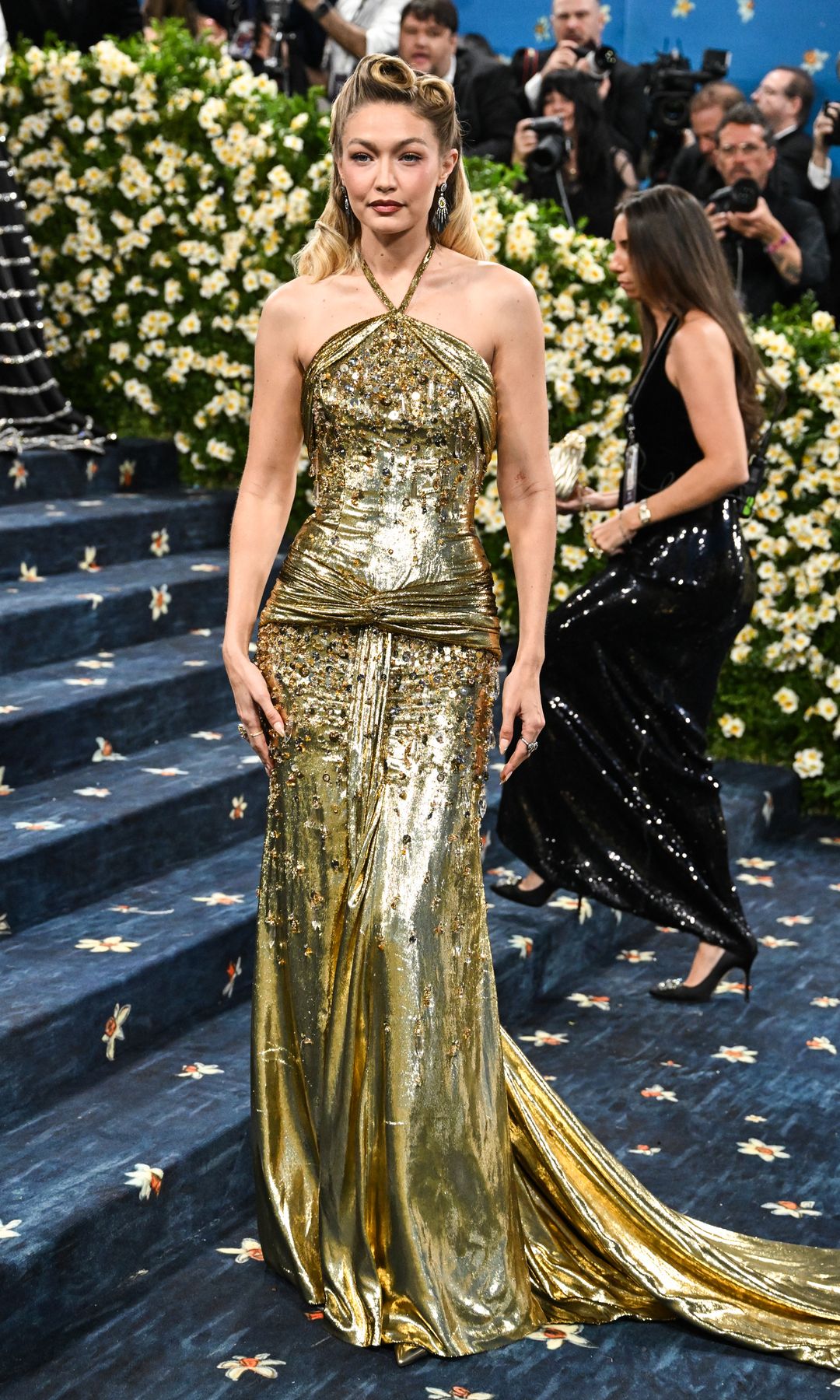 Gigi Hadid en la Met Gala 2025 en Nueva York