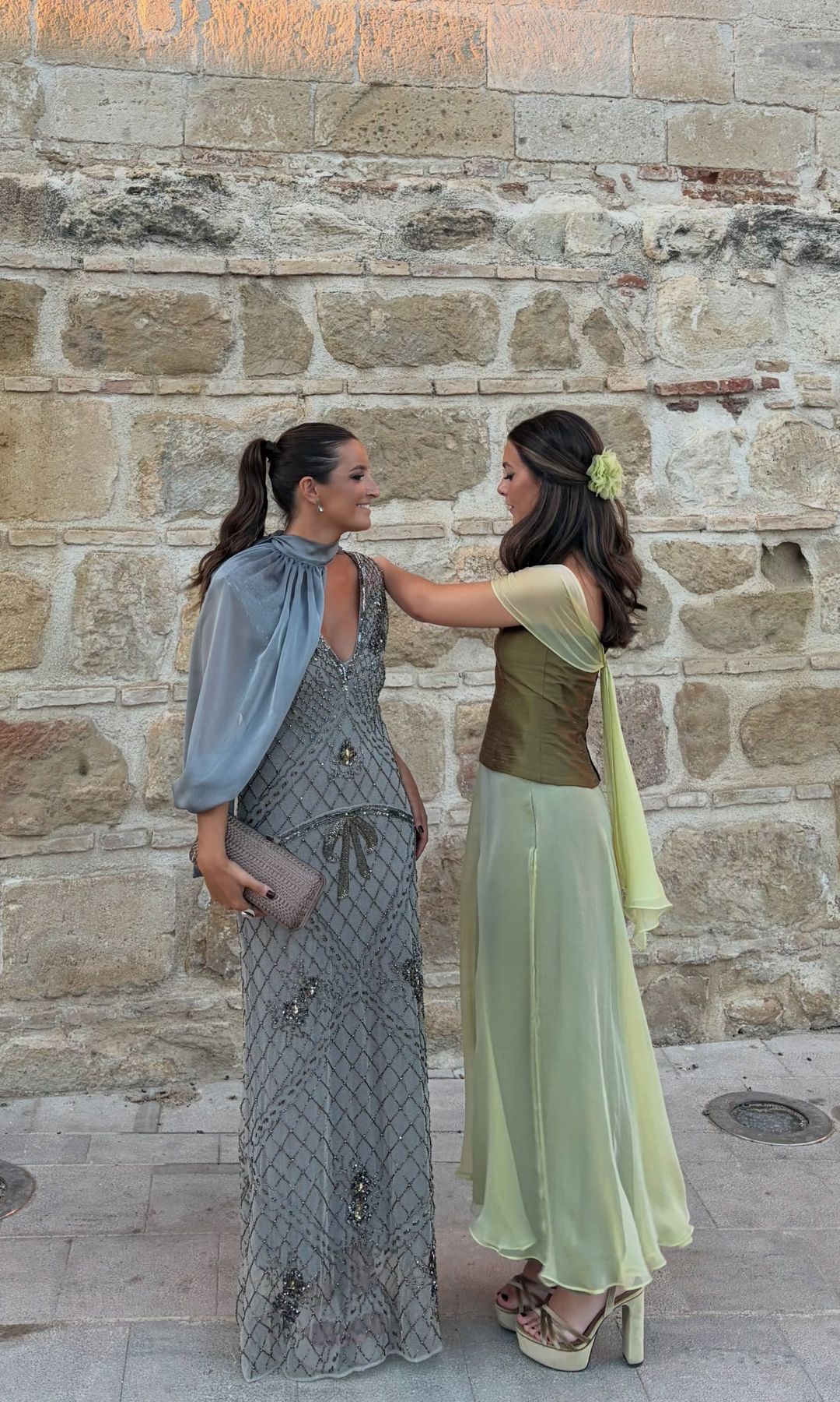 María José Perdigón, en un vestido de inspiración vintage de Zara (agosto, 2026)