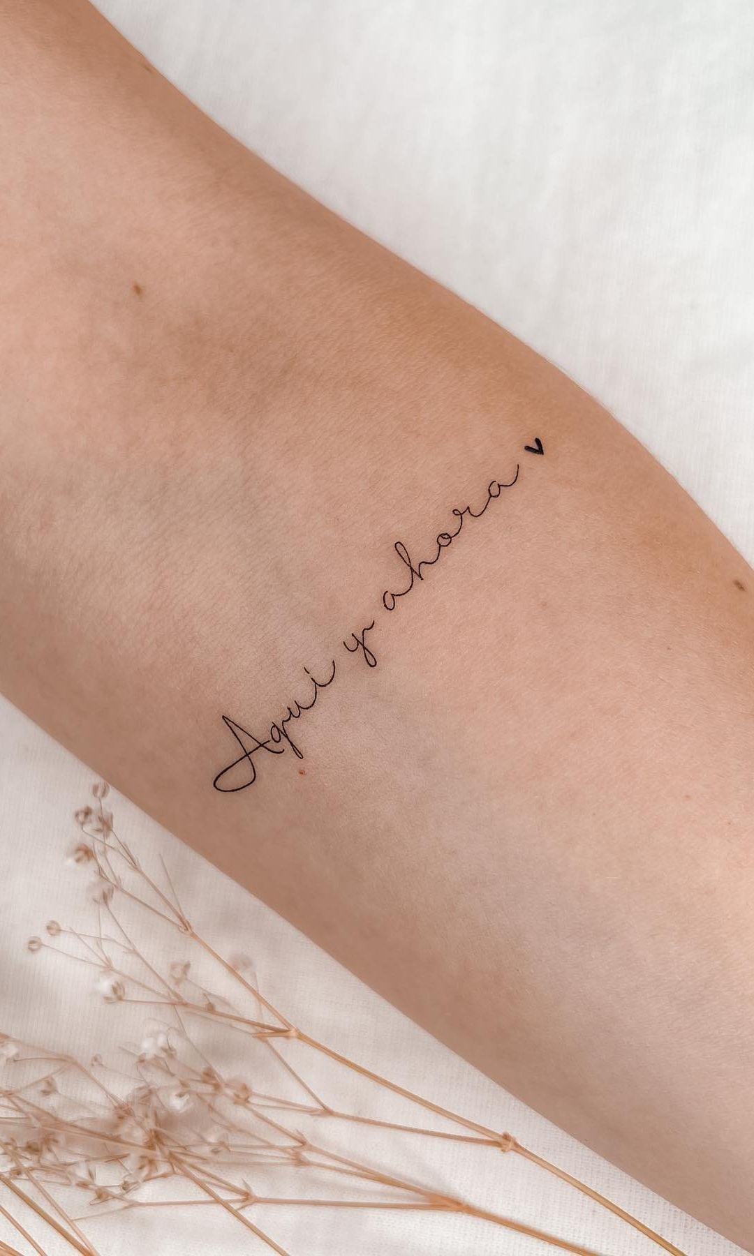 Tatuaje aquí y ahora