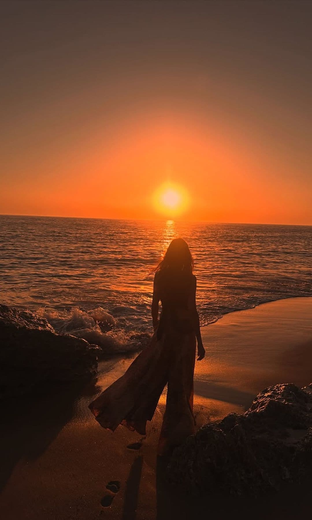 Sara Carbonero en Calas de Roche, Conil de la Frontera, Cádiz