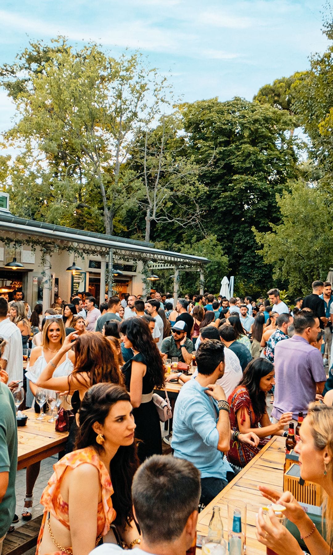 Terraza del Florida Park en El Retiro, Madrid
