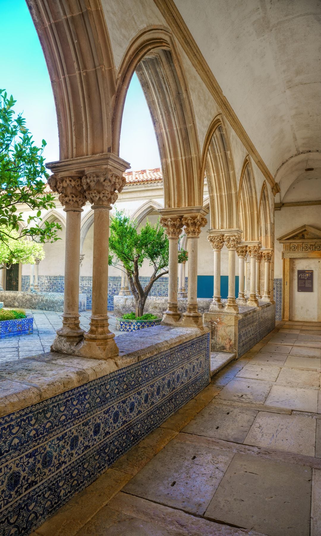 Claustro del convento, Tomar, Portugal