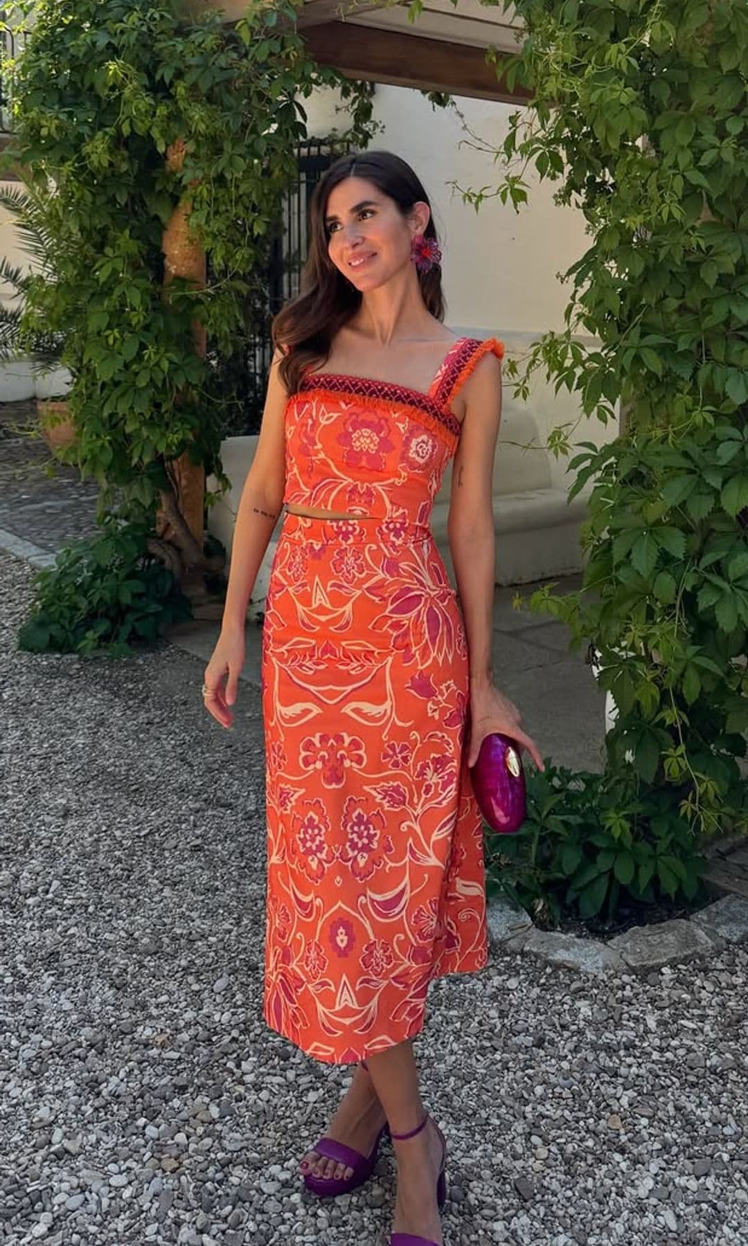 Mery Turiel con vestido de Miphai