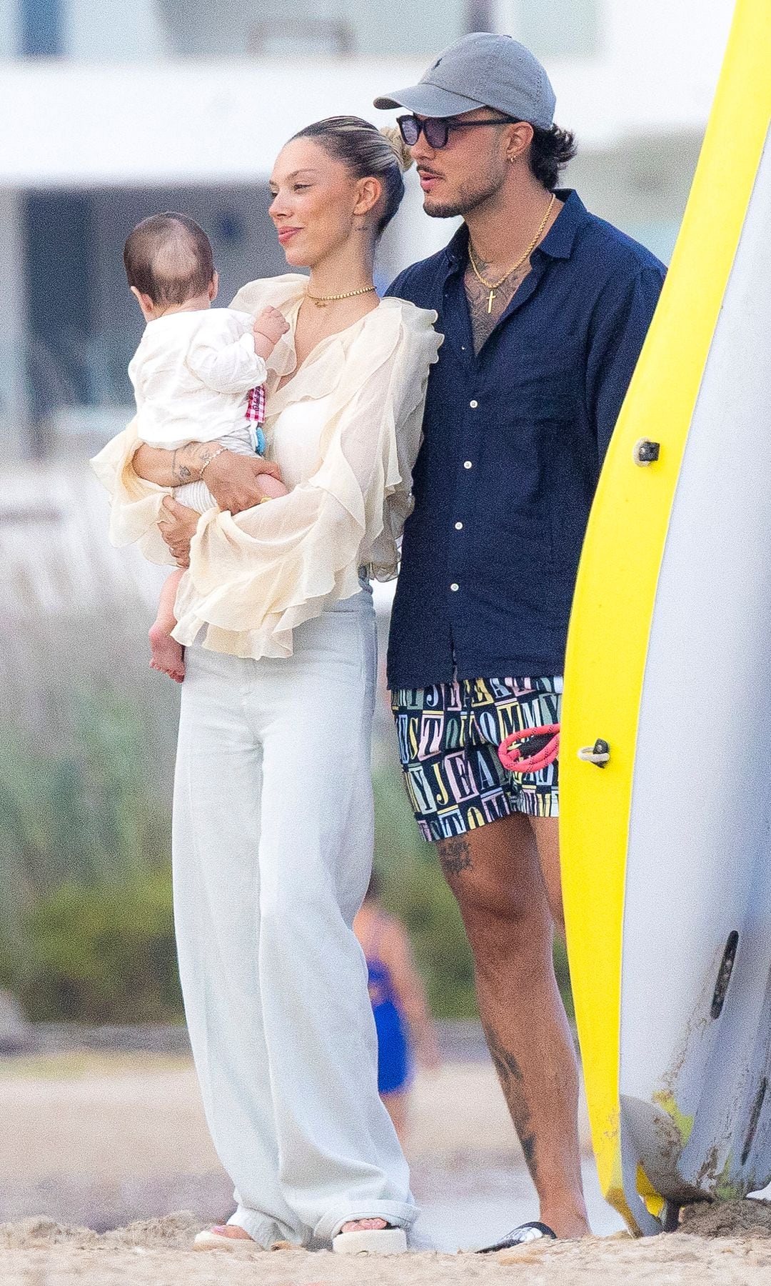 Carlo Costanzia and Alejandra Rubio en Ibiza el 12 de julio de 2025