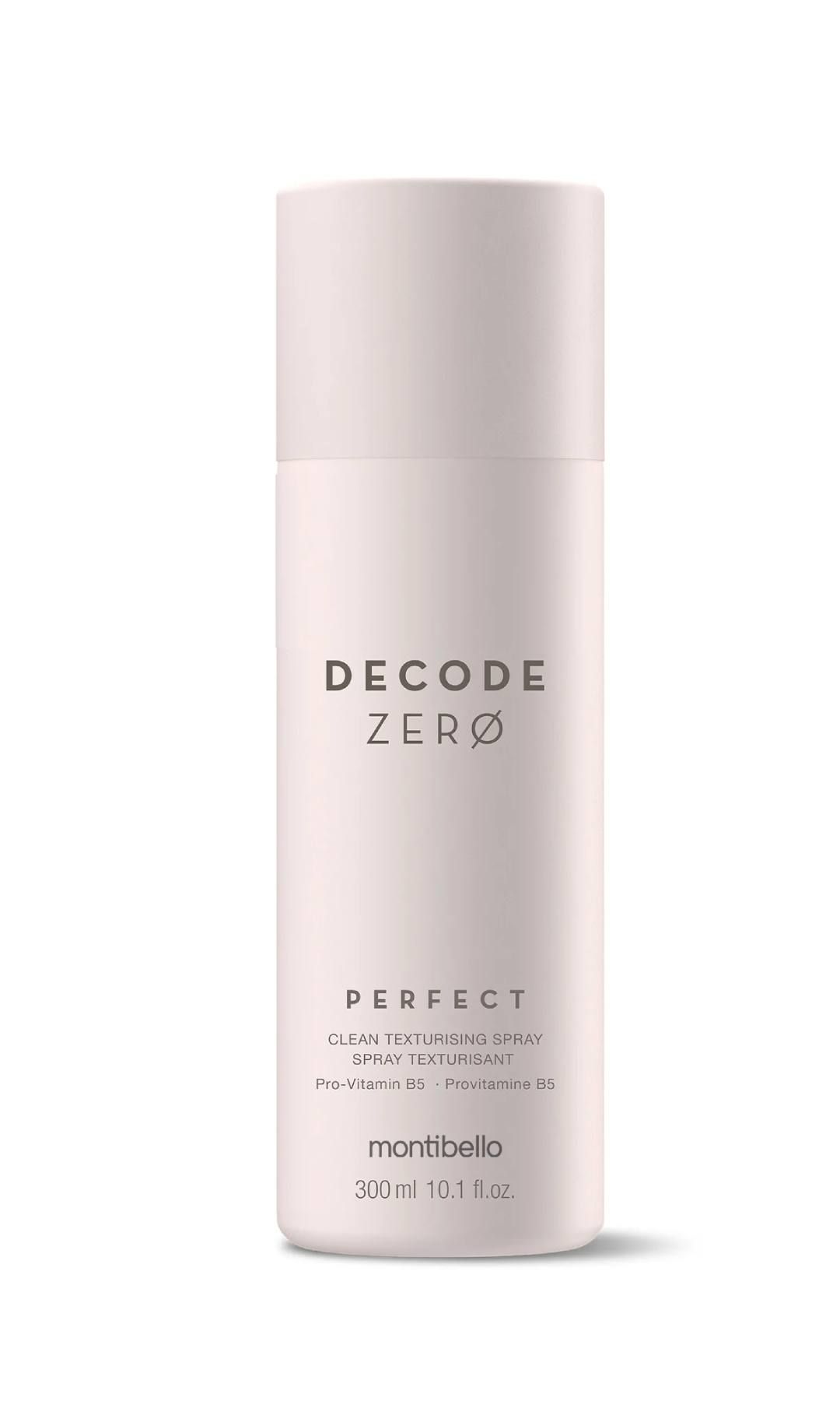 Spray texturizante Decode Zero perfect (19,51€), montibello