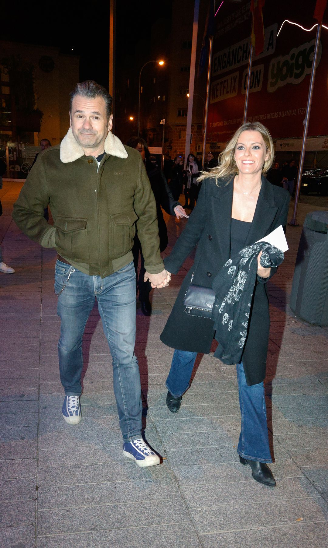 Iñaki López y Andrea Ropero llegan al Movistar Arena para asistir al último concierto de Joaquín Sabina 