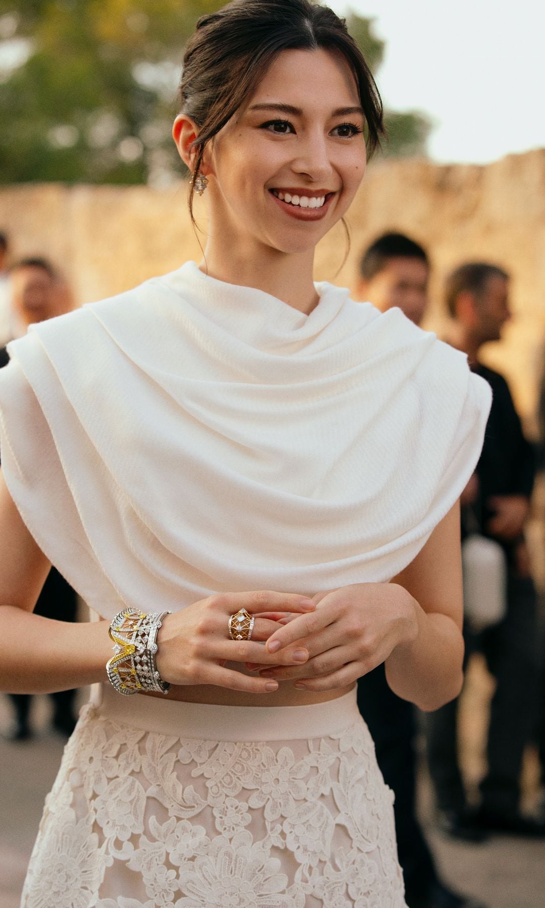 Ayami Nakajô en el desfile de Louis Vuitton Virtuosity - Louis Vuitton High Jewelry
