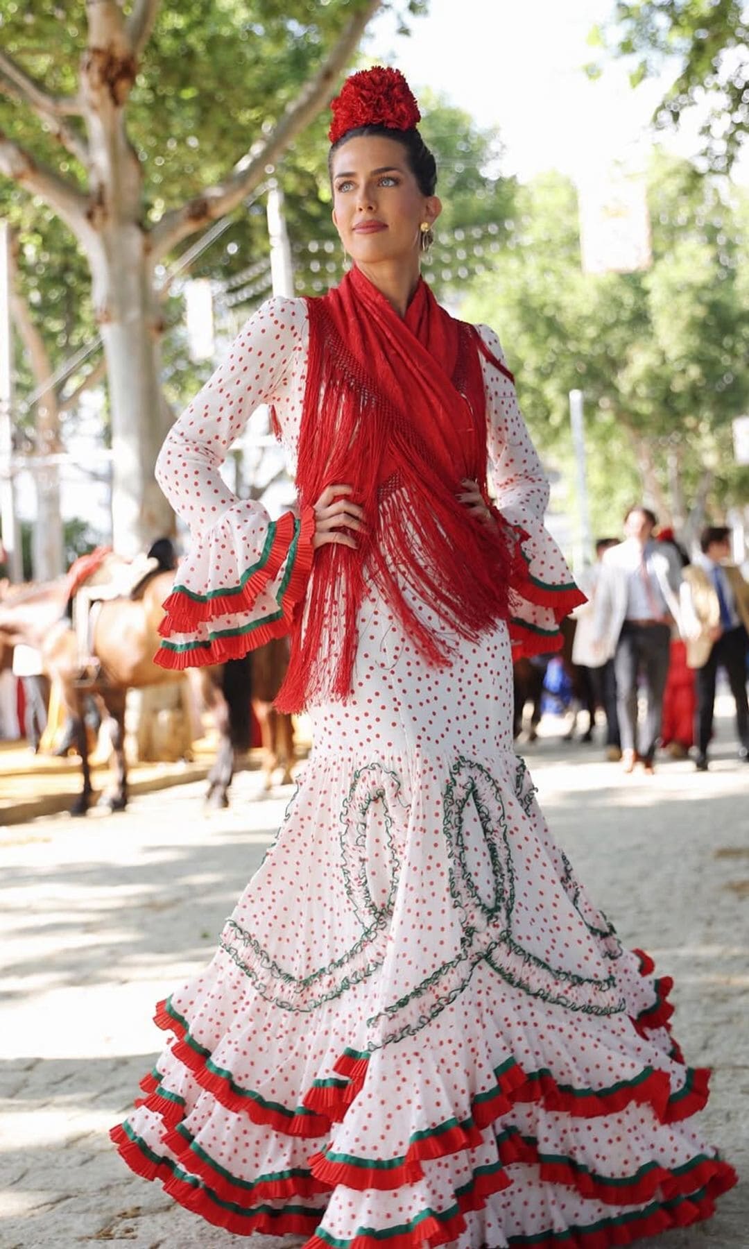 Rocio Millan en la Feria de Abril