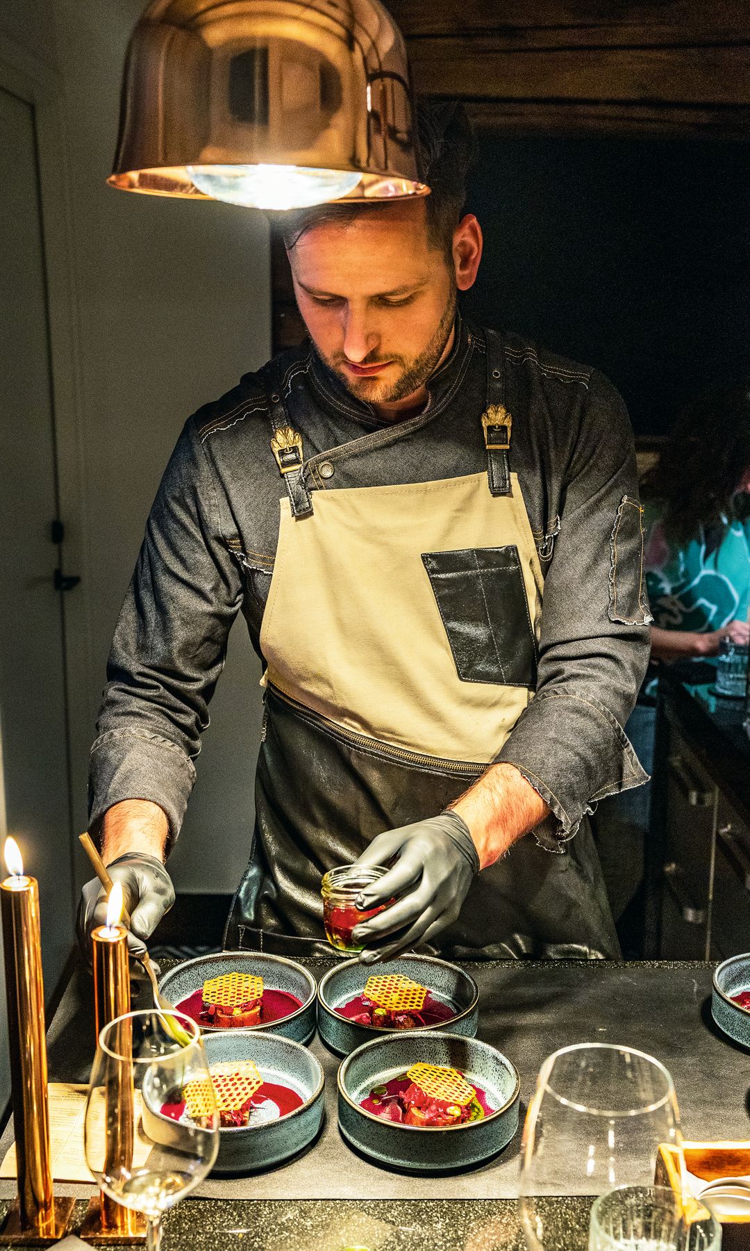 El chef Mart Kukk, del Villa Wesset Restaurant en Pärnu.