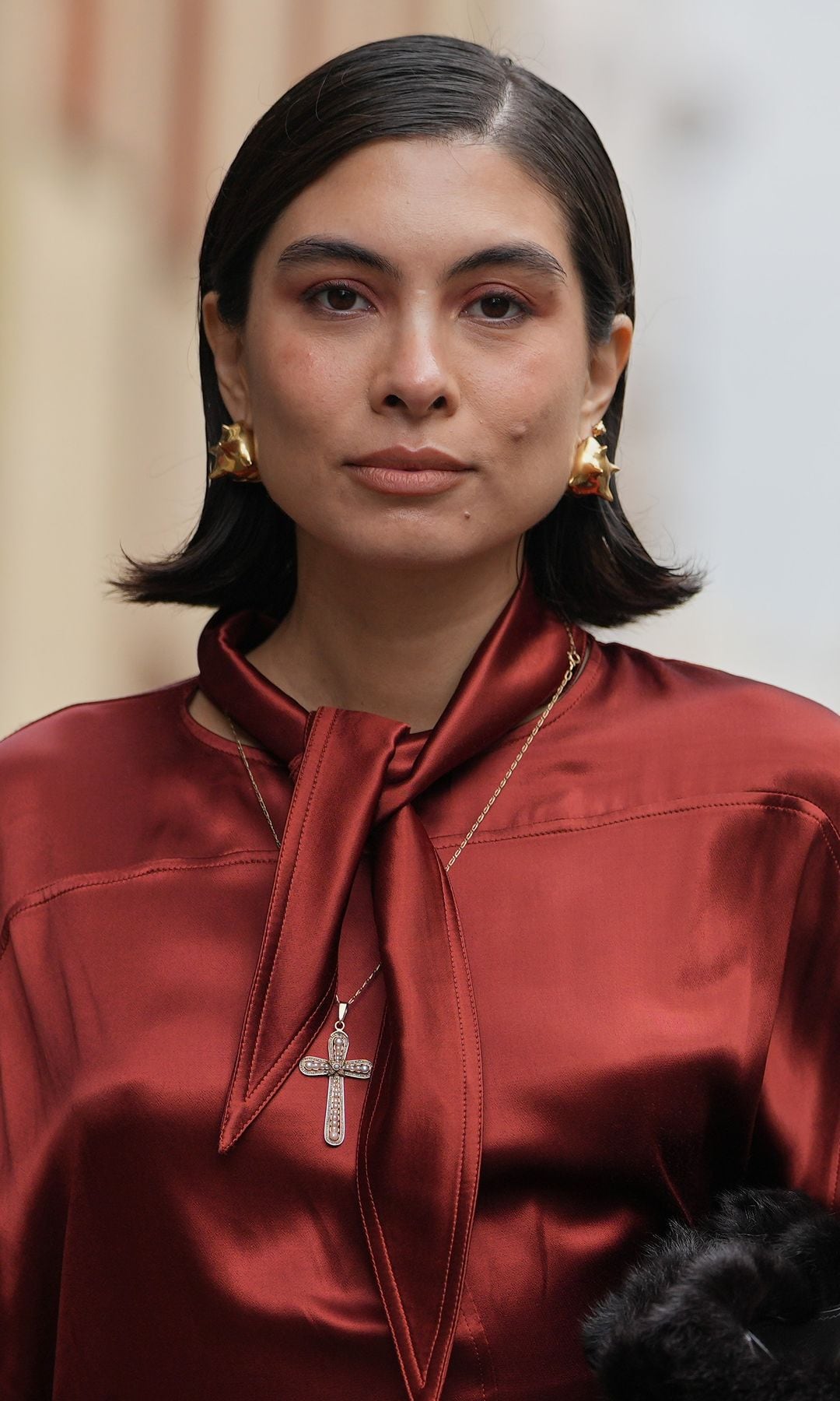 Peinado con puntas hacia fuera