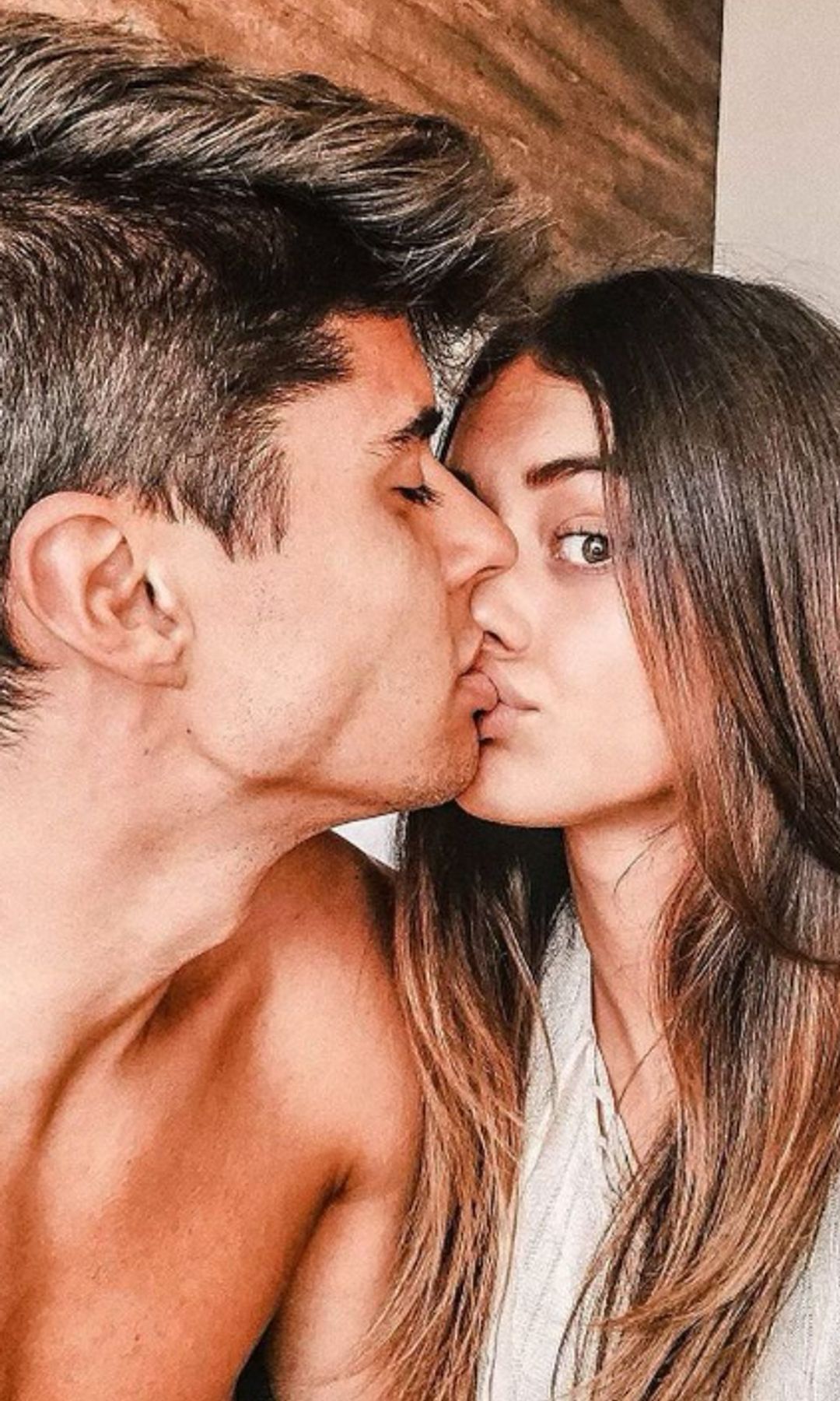 Javi Tudela y su chica