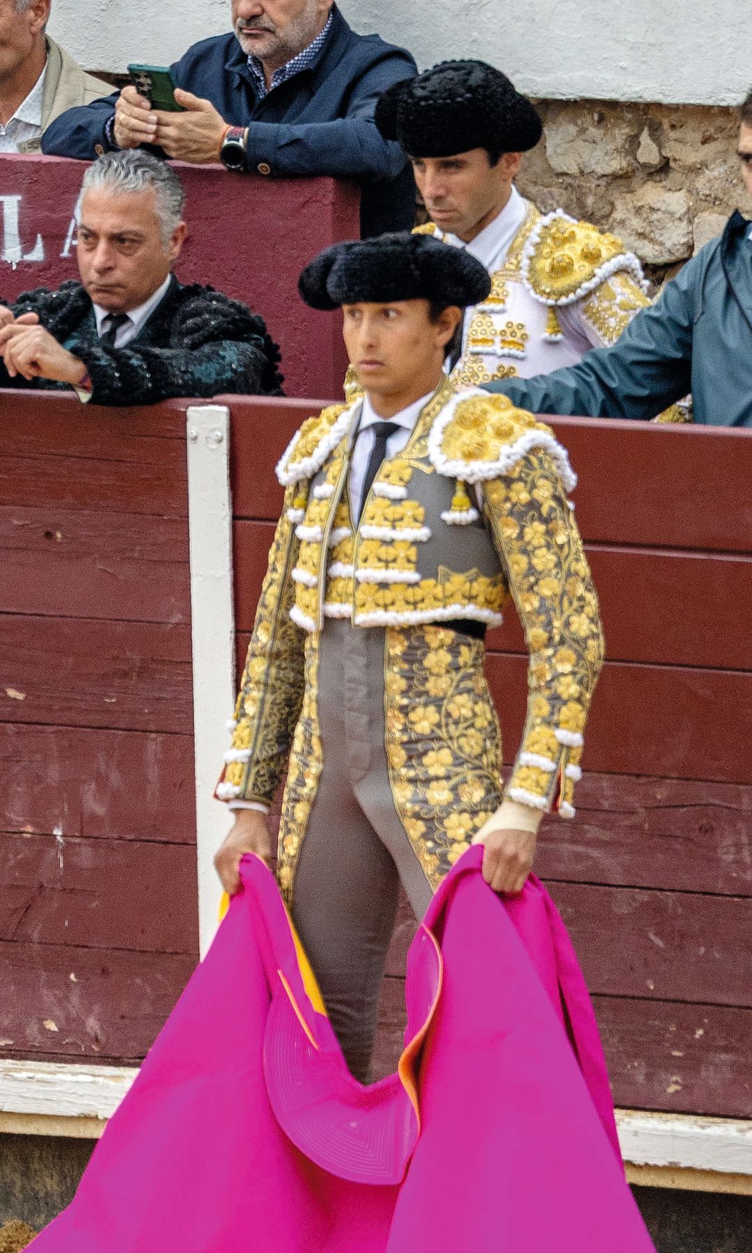 Andrés Roca Rey en la corrida de toros de la Primavera de Brihuega, Guadalajara, donde Tana Rivera asistió a verle