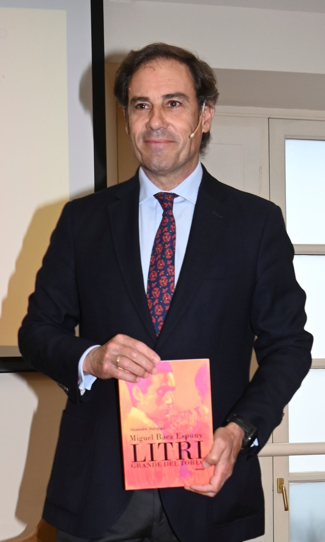 Miguel Báez 'El Litri' en la presentación de un libro sobre su padre
