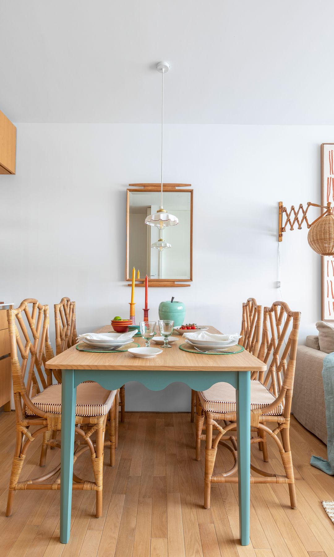 Comedor con color