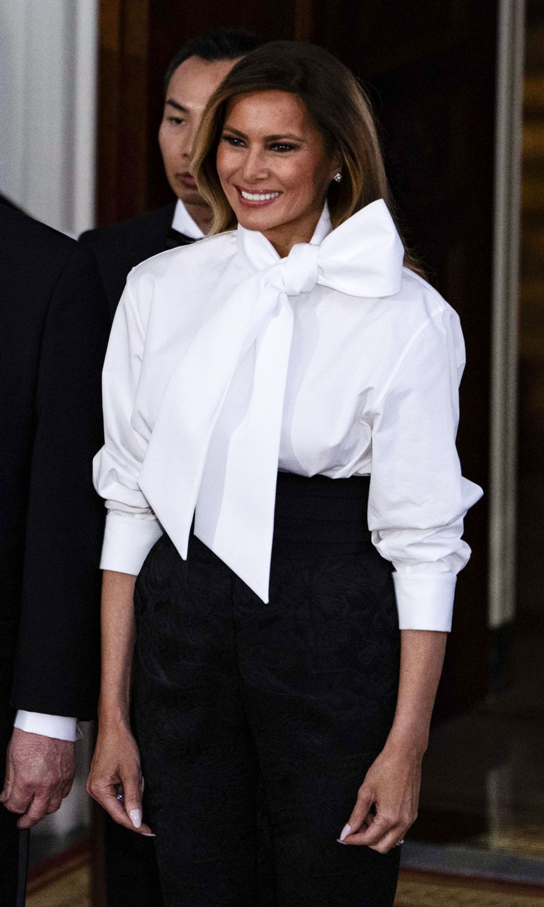 Donald Trump y Melania Trump reciben al presidente chino, Xi Jinping, y a su esposa, Peng Liyuan, durante su visita de Estado a la Casa Blanca, en Washington D. C. (24 de septiembre de 2026)