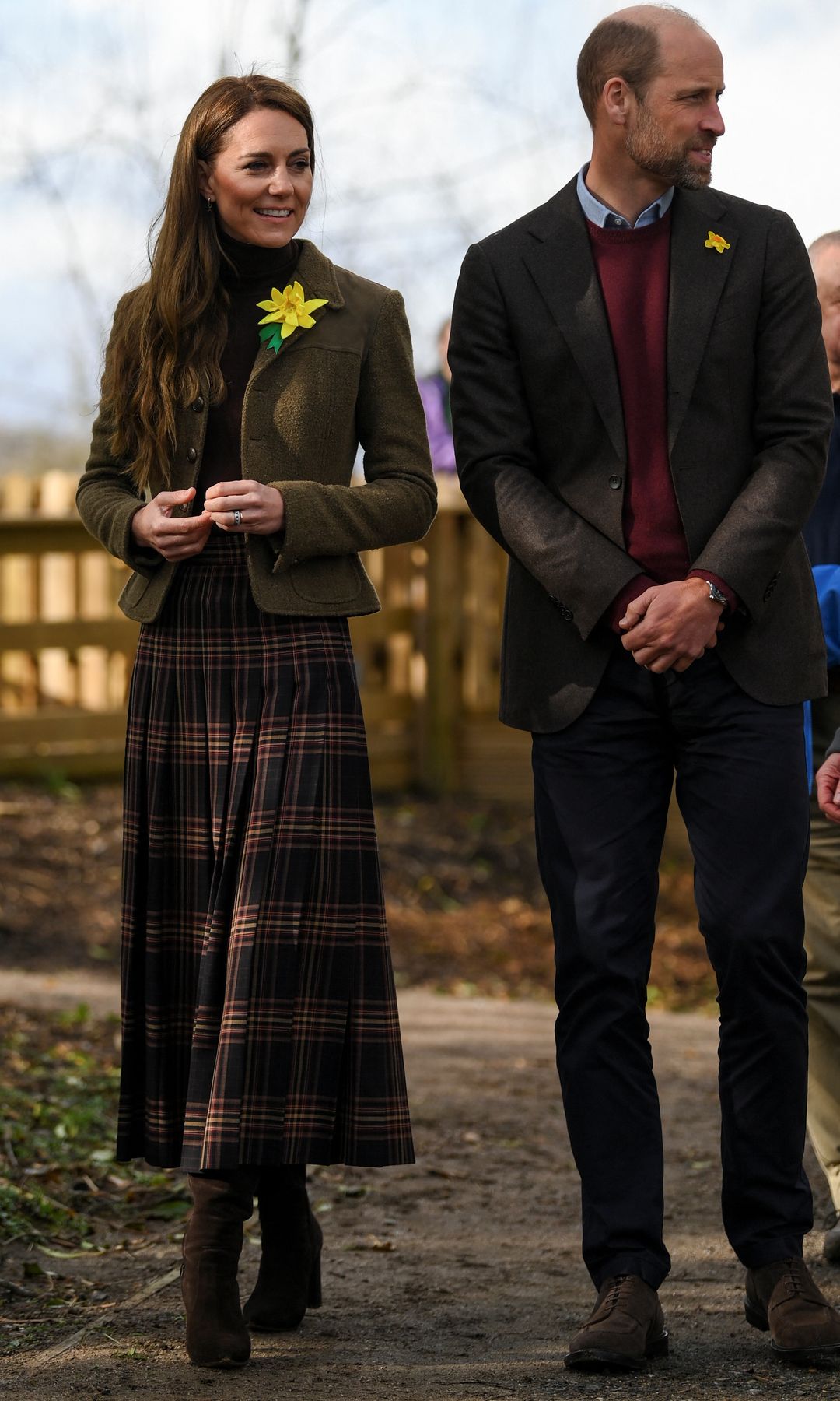 Kate Middleton es fanática de las faldas de cuadros.