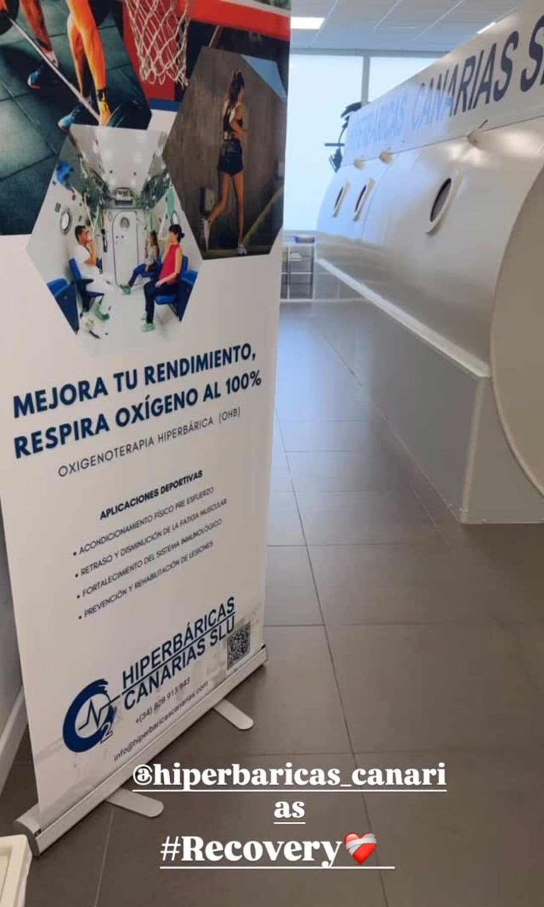 Cámara hiperbárica Ariadne Artiles