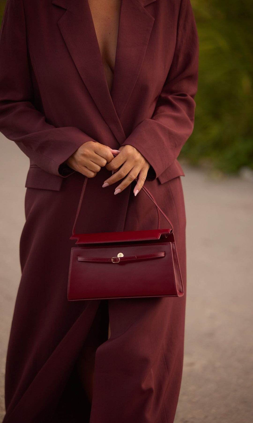 Pomegranate look