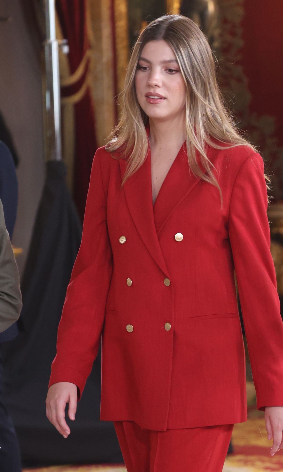 MADRID, SPAIN - OCTOBER 12: Infanta Sofia and Queen Letizia during the reception to mark National Day, at the Royal Palace, on 12 October 2026, in Madrid, Spain. The event is presided over by the King and Queen, the Princess of Asturias and Infanta Sofia following the solemn ceremony honouring the National Flag and the military parade held in the Plaza de Canovas del Castillo. The purpose of the National Day celebrations is to solemnly commemorate moments in our collective history that form part of our shared historical, cultural and social heritage, recognised as such by the vast majority of citizens