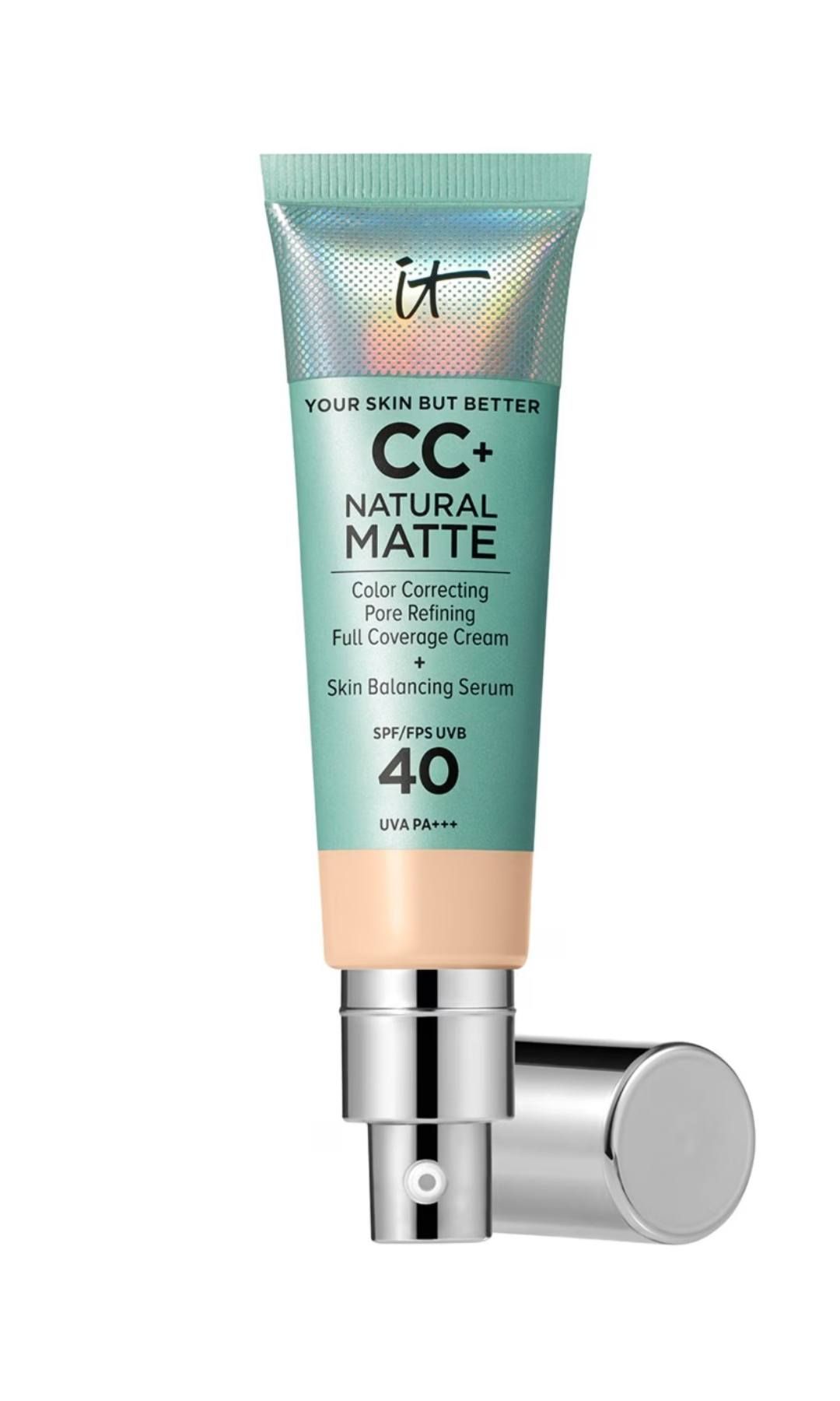 CC+ Natural Matte SPF 40 Base de Maquillaje Matificante Control de Brillo (49€), It Cosmetics