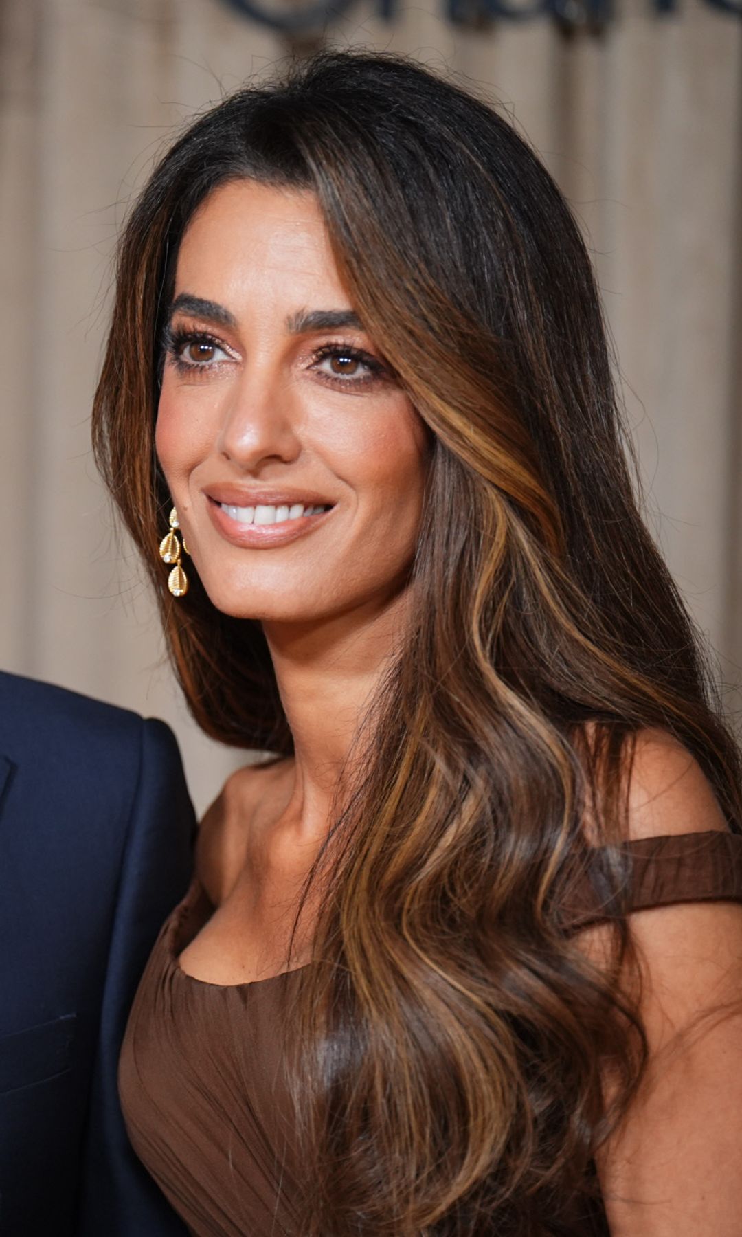 George and Amal Clooney arrive at the Albie Awards, at the Natural History Museum in London. The awards - named after Justice Albie Sachs for his seminal role in ending apartheid in South Africa - aim to shine a spotlight on brave individuals who, at great personal risk, have devoted their lives to justice. Picture date: Friday October 3, 2025. *** Local Caption *** .