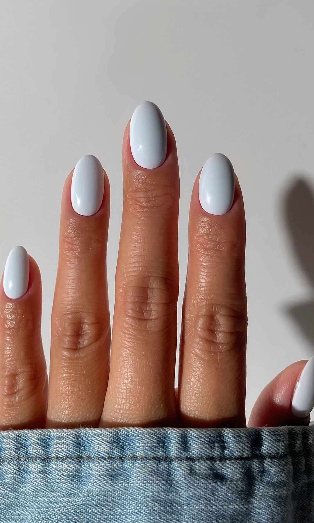Manicura en azul