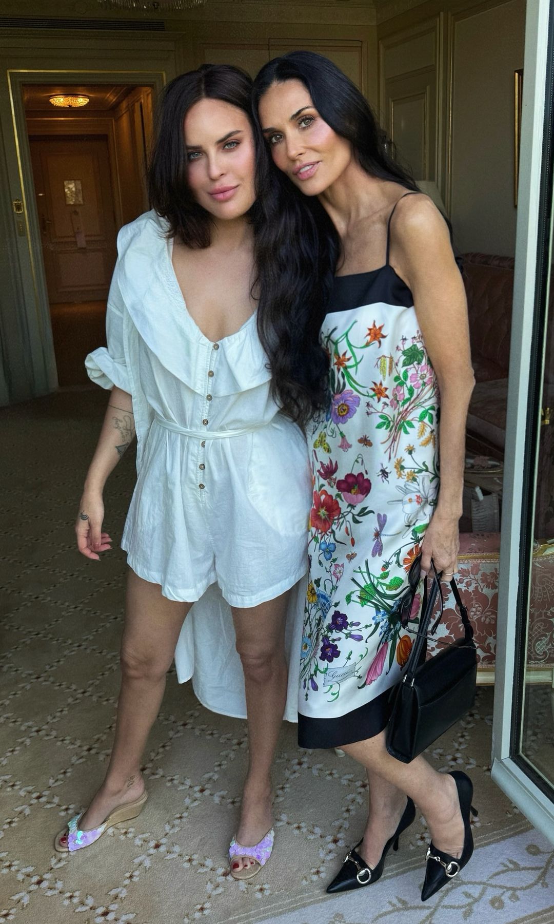 Demi Moore, con su hija Tallulah Willis