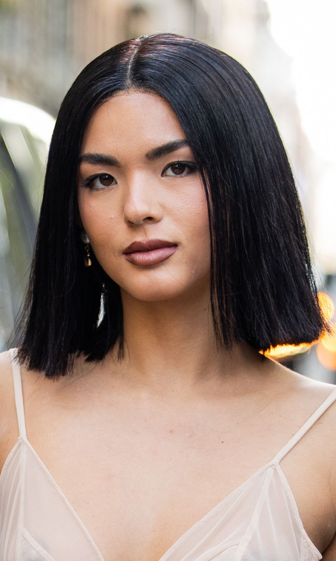 Cabello corto liso y pulido