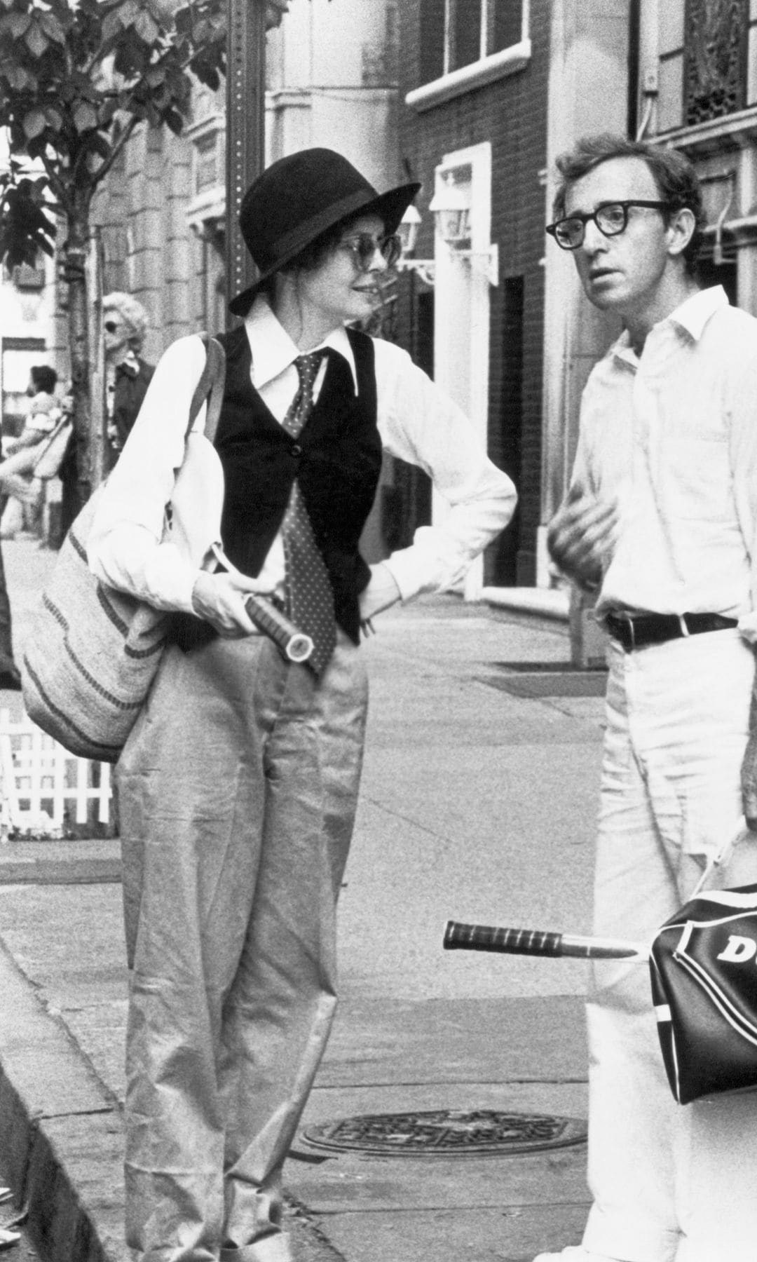 Diane Keaton en 'Annie Hall' junto a Woody Allen
