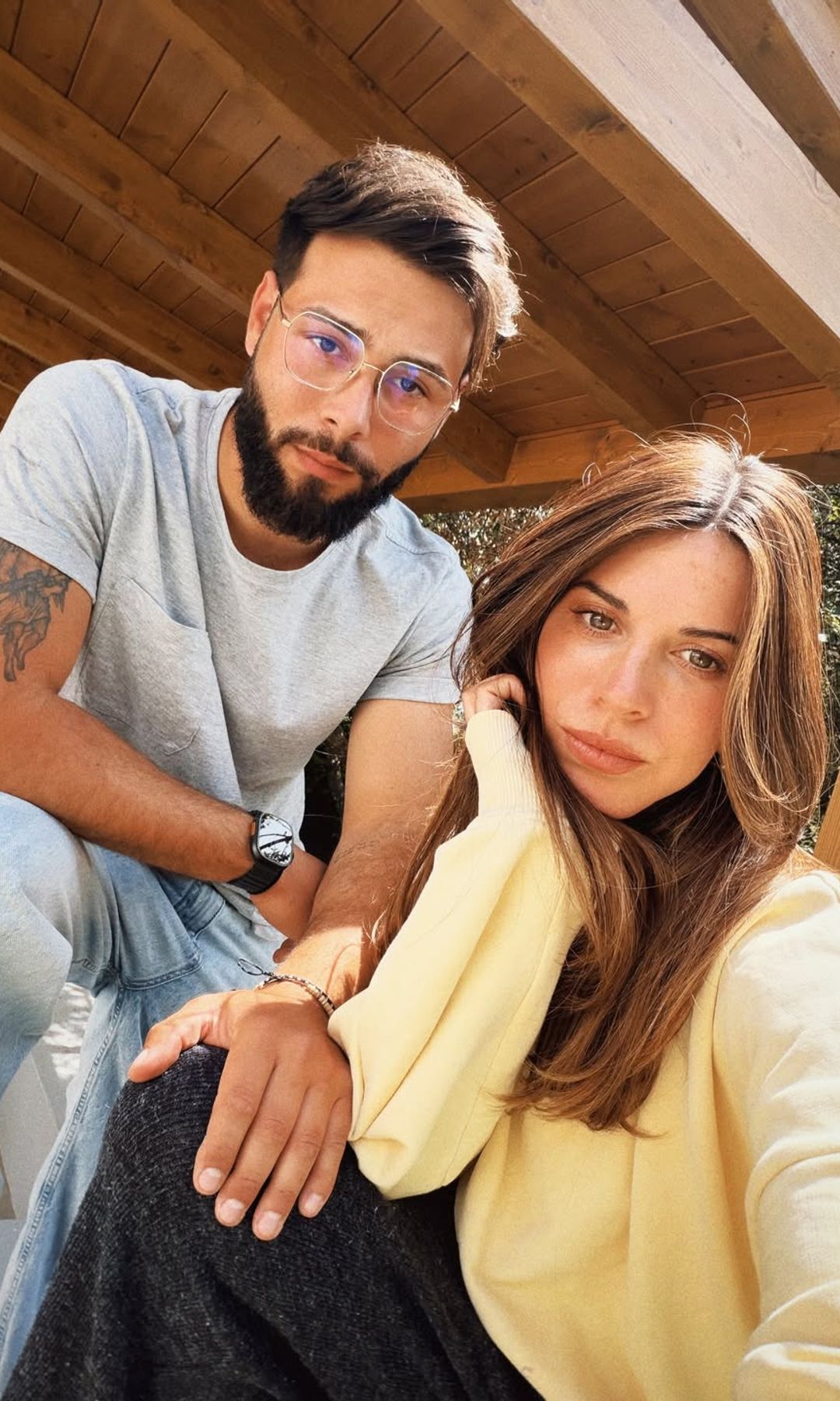 Marta Riumbau con Alex, su nuevo novio