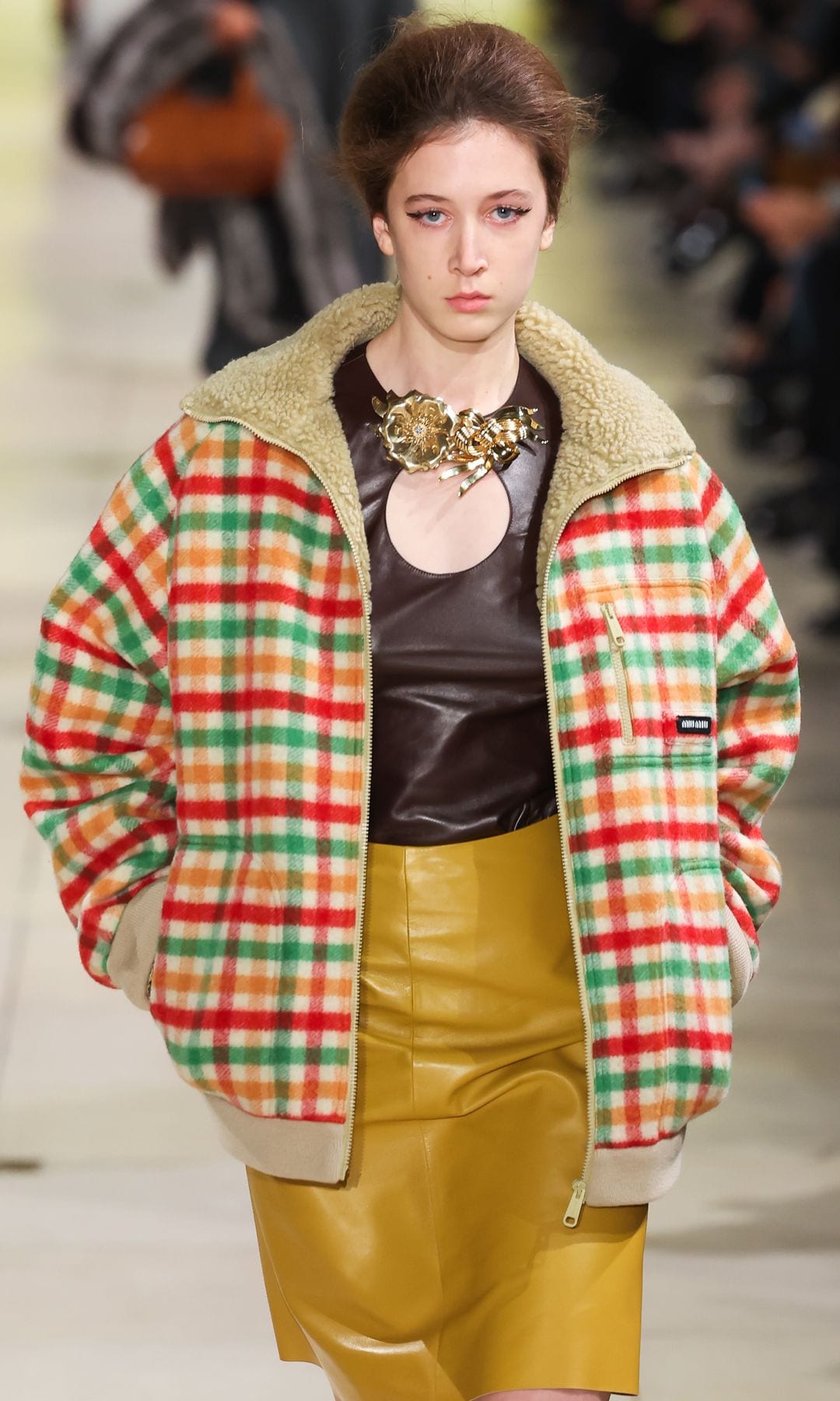 Sunday Rose en el desfile de Miu Miu en Paris Fashion Week en marzo de 2025